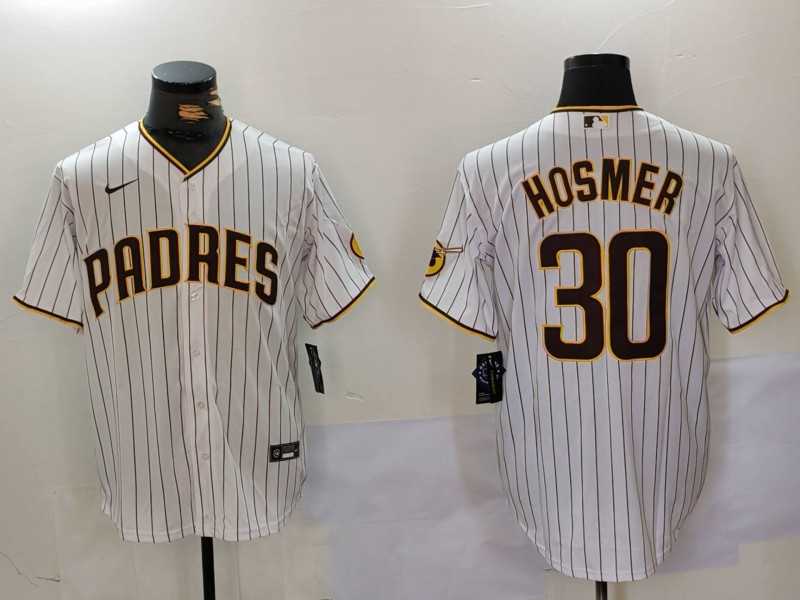 Men's San Diego Padres #30 Eric Hosmer White Stitched Cool Base Nike Jersey,We sell and wholesale Men's San Diego Padres #30 Eric Hosmer White Stitched Cool Base Nike Jersey on line form chian!